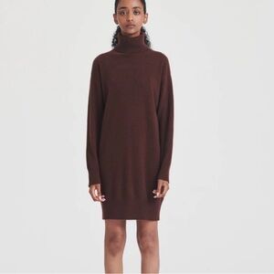 Naadam cashmere sweater dress brown size S.